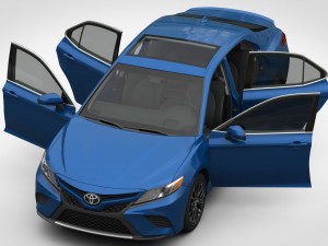 toyota camry se 2018 3D-Modell