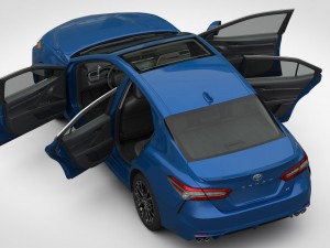 toyota camry se 2018 3D-Modell