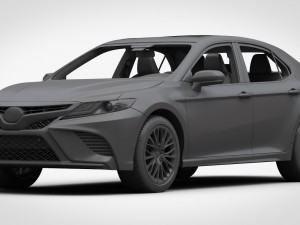 toyota camry se 2018 3D-Modell