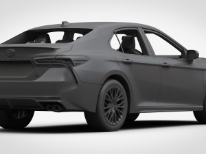 toyota camry se 2018 3D-Modell