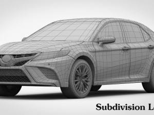 toyota camry se 2018 3D-Modell