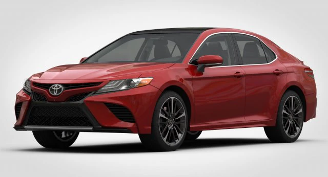 toyota camry xse 2018 detaylı i&ccedil; mekan 3D Model .c4d .max .obj .3ds .fbx .stl .blend 