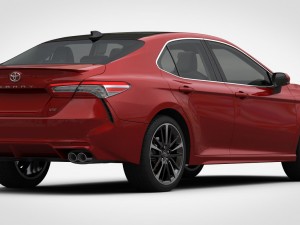 toyota camry xse 2018 detailed interior 3D 模型