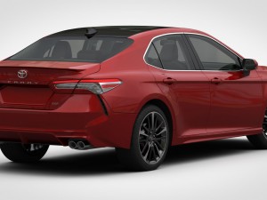 toyota camry xse 2018 detailed interior 3D 模型