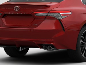 toyota camry xse 2018 detailed interior 3D 模型