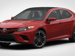 toyota camry xse 2018 detailed interior 3D 模型