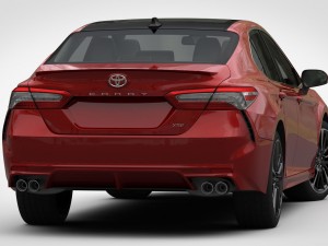 toyota camry xse 2018 detailed interior 3D 模型