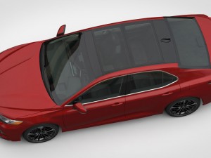 toyota camry xse 2018 detailed interior 3D 模型