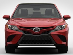 toyota camry xse 2018 detailed interior 3D 模型