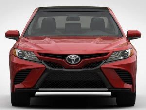 toyota camry xse 2018 detaylı i&ccedil; mekan 3D Model