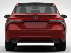 toyota camry xse 2018 detailed interior 3D 模型