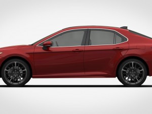 toyota camry xse 2018 detailed interior 3D 模型