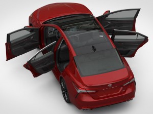 toyota camry xse 2018 detailed interior 3D 模型