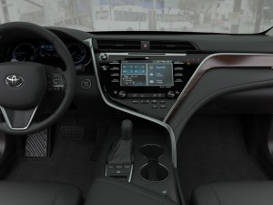 toyota camry xse 2018 detailed interior 3D 模型