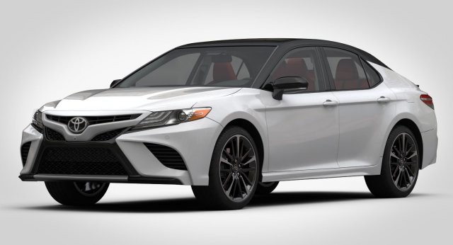 toyota camry xse v6 2018 detaied interior 3D 模型 .c4d .max .obj .3ds .fbx .stl .blend 