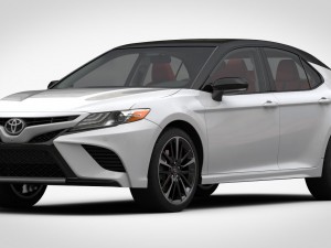 toyota camry xse v6 2018 detaied interior 3D Model