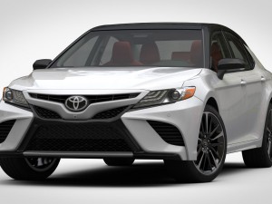 toyota camry xse v6 2018 detaied interior 3D 模型
