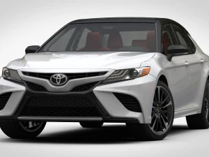 toyota camry xse v6 2018 detaied interior 3D Model