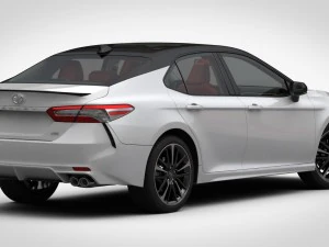 toyota camry xse v6 2018 detaied interior 3D Model