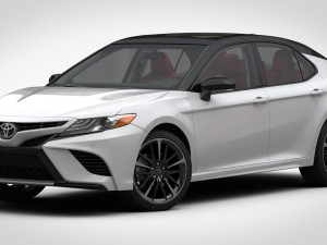 toyota camry xse v6 2018 detaied interior 3D 模型