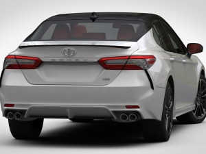 toyota camry xse v6 2018 detaied interior 3D 模型
