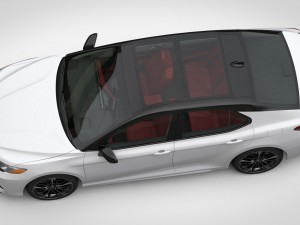 toyota camry xse v6 2018 detaied interior 3D 模型