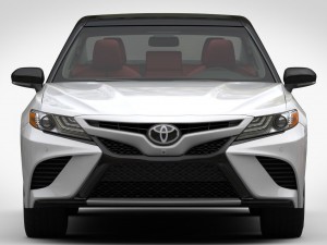 toyota camry xse v6 2018 detaied interior 3D 模型