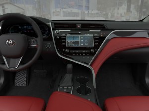 toyota camry xse v6 2018 detaied interior 3D 模型