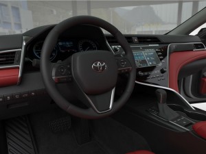 toyota camry xse v6 2018 detaied interior 3D 模型
