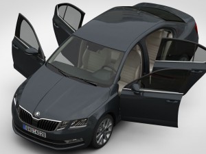 skoda octavia 2017 3Dモデル
