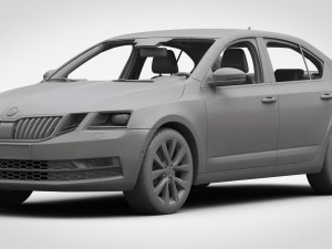 skoda octavia 2017 3Dモデル