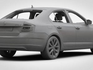 skoda octavia 2017 3Dモデル