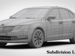 skoda octavia 2017 3Dモデル