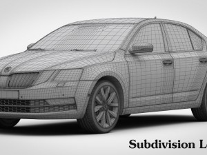 skoda octavia 2017 3Dモデル