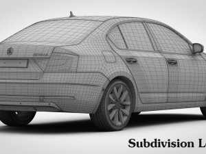 skoda octavia 2017 3Dモデル