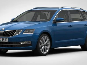 skoda octavia kombi 2017 3D Model