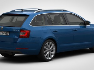 skoda octavia combi 2017 3D Model