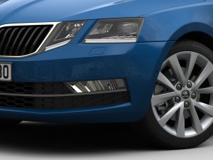 skoda octavia combi 2017 3D Model