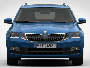 skoda octavia combi 2017 3D Model