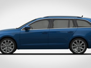 skoda octavia combi 2017 3D Model