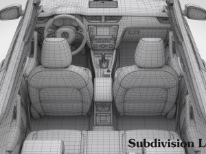 skoda octavia combi 2017 3D Model