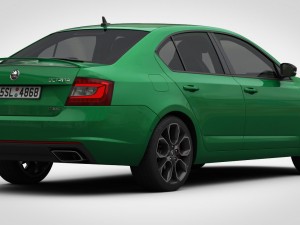 skoda octavia rs 2017 3D Модель