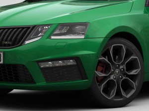 skoda octavia rs 2017 3D Модель