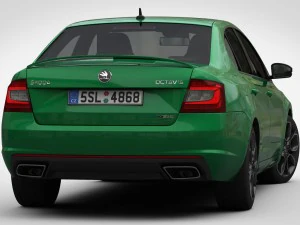 skoda octavia rs 2017 3D Model