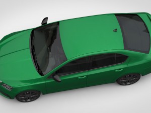 skoda octavia rs 2017 3D Модель