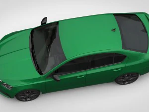 skoda octavia rs 2017 3D Model