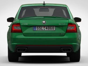 skoda octavia rs 2017 3D Model