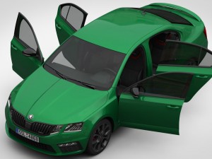 skoda octavia rs 2017 3D Модель
