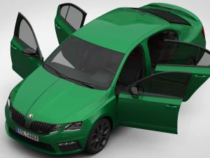 skoda octavia rs 2017 3D Model