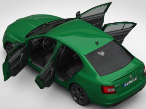 skoda octavia rs 2017 3D Модель